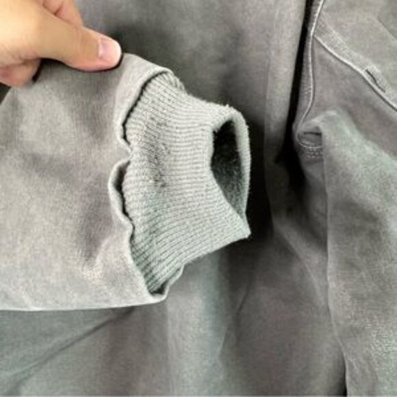 Vintage Carhartt Workwear Trucker Jacket Green Faded Green Medium - Picture 12 of 13